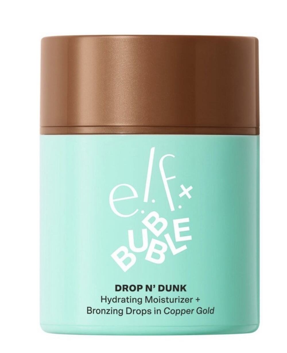 e.l.f. BUBBLE Drop N' Dunk Bronzing Drops Hydrating Moist Copper Gold VIRAL HTF